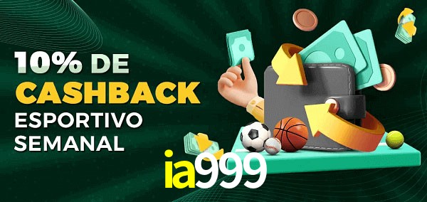 10% de bônus de cashback na ia999