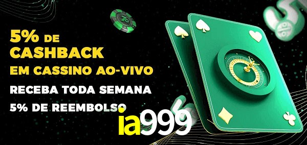 Promoções do cassino ao Vivo ia999